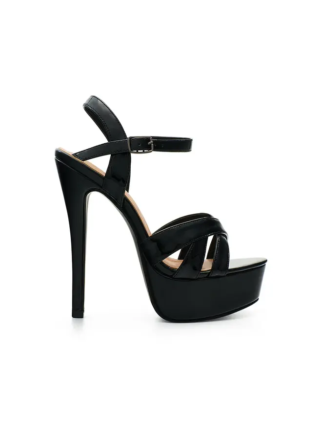 Flora-62 Dressy Heel - Black Patent