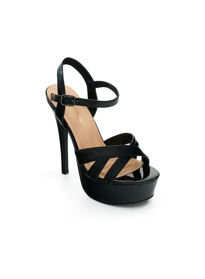 Flora-62 Dressy Heel - Black Patent