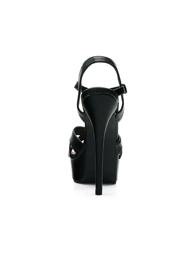 Flora-62 Dressy Heel - Black Patent