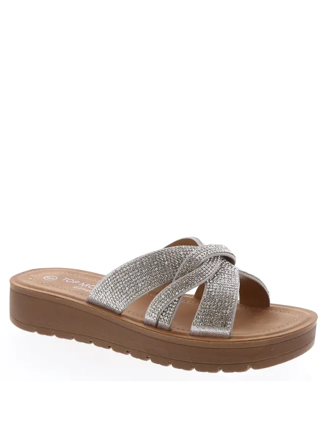 Susie-75 Comfy Sandal - Silver