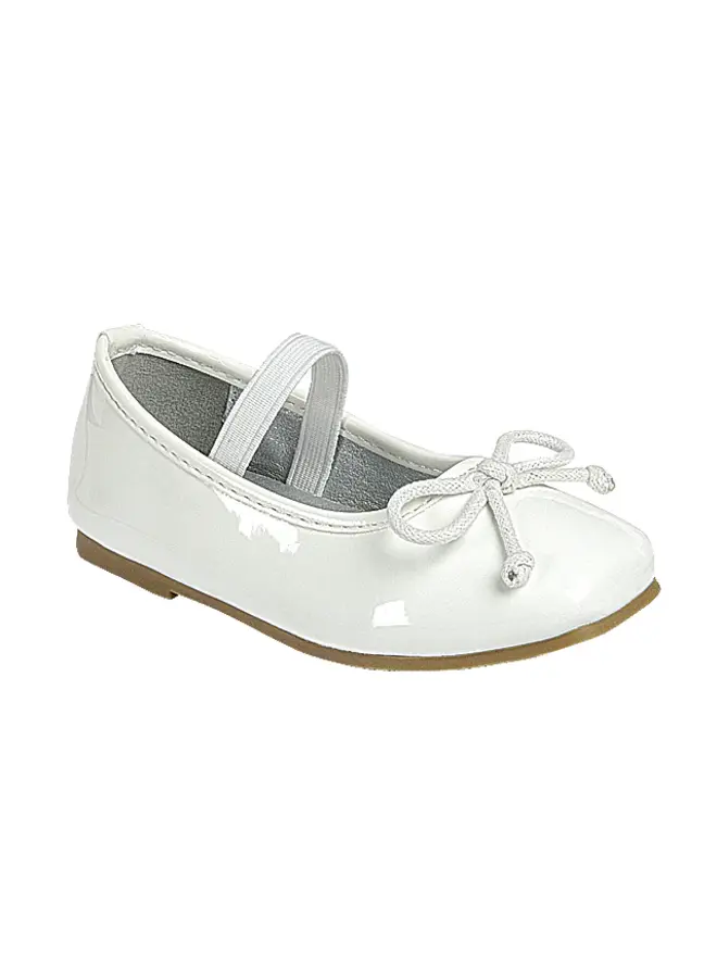 Truth-97ka Baby Flats - White Patent