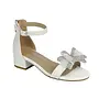 Natalie-64k Kids Heel - White Pu