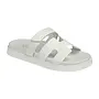 Gigi-22 Flat Sandal - White