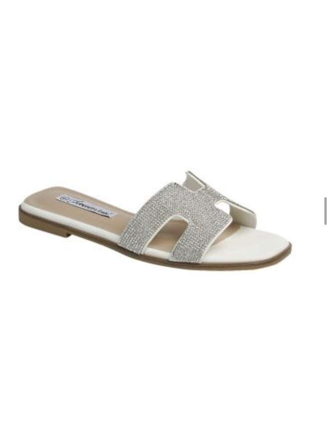 Main-59 Flat Sandal - White