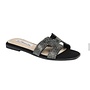 Main-59 Flat Sandal - Black Nb