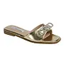 Main-11 Flat Sandal - Gold
