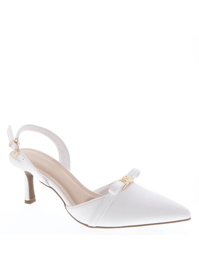 Stephy-54 Dressy Heel - White Pu