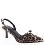 Stephy-54 Dressy Heel - Leopard Satin