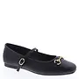 Jamie-5 Casual Flats - Black Pu
