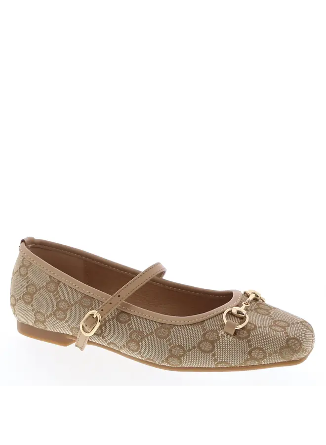 Jamie-5 Casual Flats - Beige