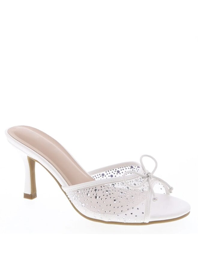 Elsa-93 Dressy Heel - White Pu