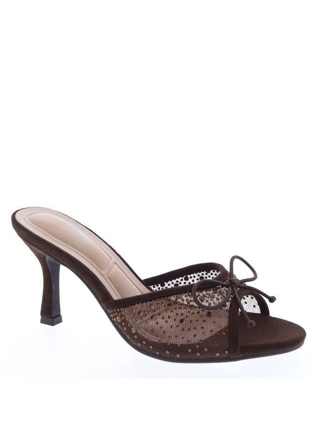Elsa-93 Dressy Heel - Brown Pu