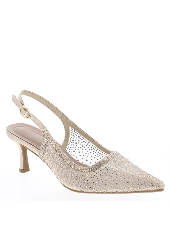Daphne-24 Dressy Heel - Gold Glitter