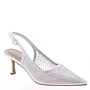 Daphne-24 Dressy Heel - Silver Glitter