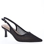 Daphne-24 Dressy Heel - Black Glitter