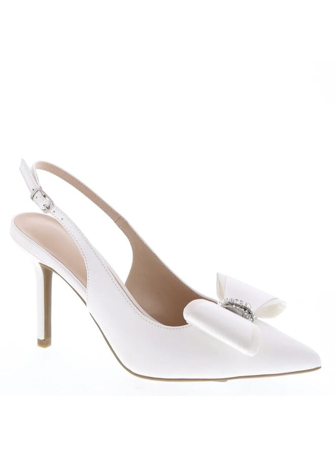 Bliss-9 Dressy Heel - White Pu
