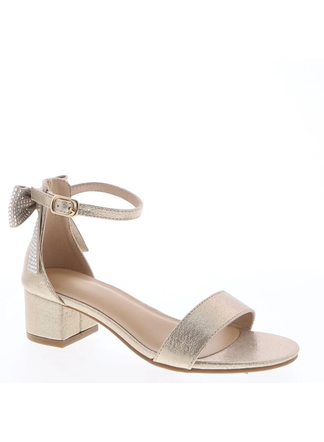 Clover-1k Girls Heels - Champagne