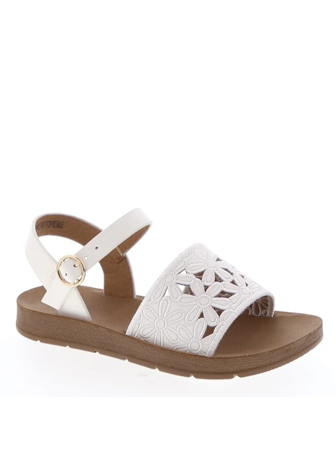 Destiny-35k Girls Sandals - White Pu