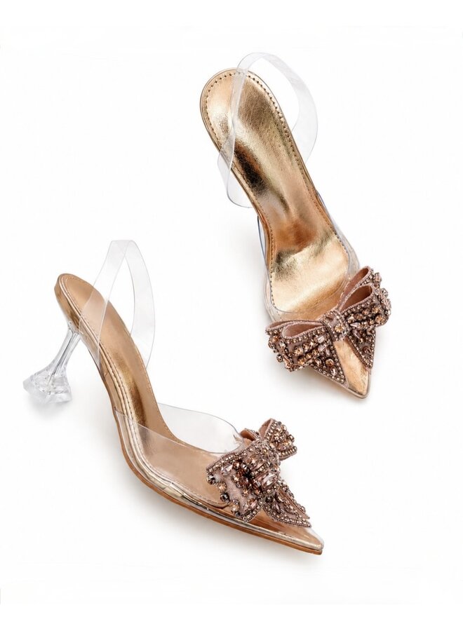 Nina-05 Dressy Heel - Bronze