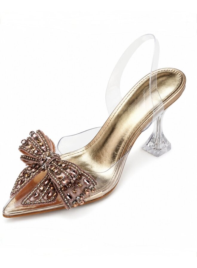 Nina-05 Dressy Heel - Bronze
