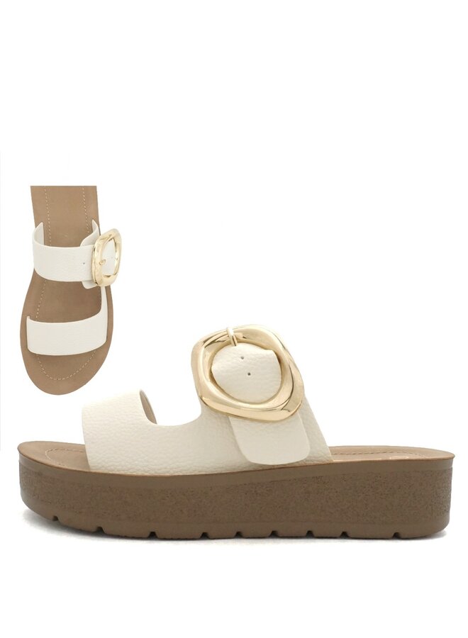 Shance-2 Comfy Sandals - Dk Bone
