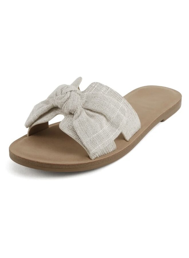 Road Flat Sandals - Bone