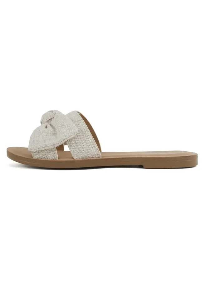 Road Flat Sandals - Bone