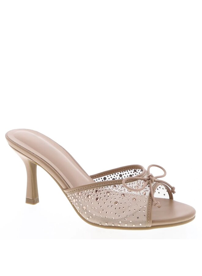 Elsa-93 Dressy Heel - Nude Pu