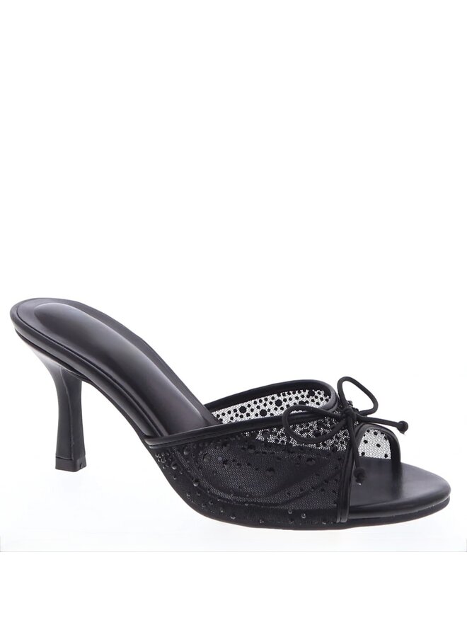 Elsa-93 Dressy Heel - Black Pu