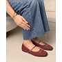 Jamie-5 Casual Flats - Wine