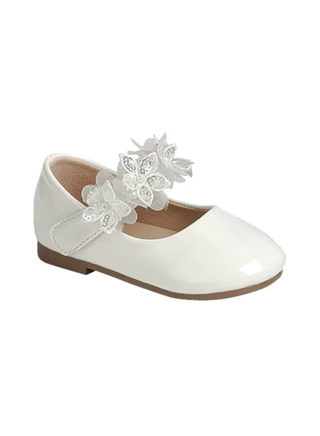 Lovely-3ka Baby Flats - White