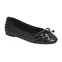 Concinnity-12 Casual Flats - Black Pu