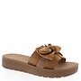 Susie-38 Comfy Sandal - Tan Denim