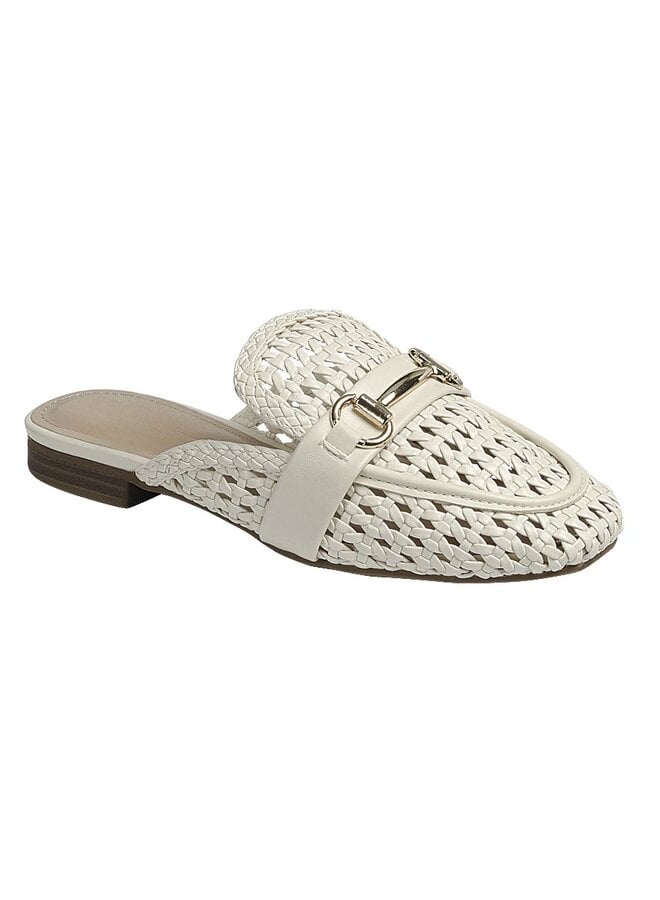 Concinnity-8 Casual Flats - Bone Pu