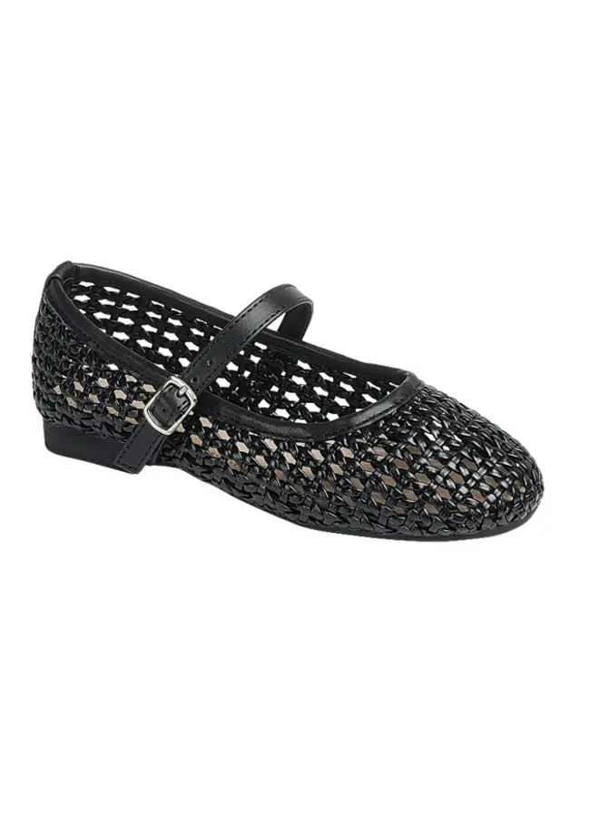 Concinnity-9k Girls Flats - Black