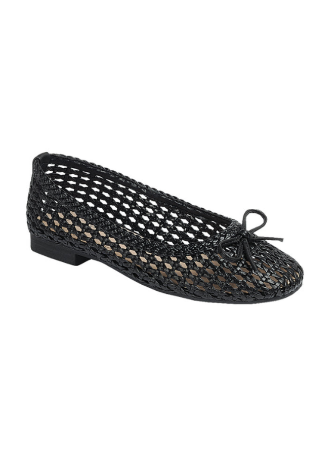 Concinnity-7 Casual Flats - Black Pu