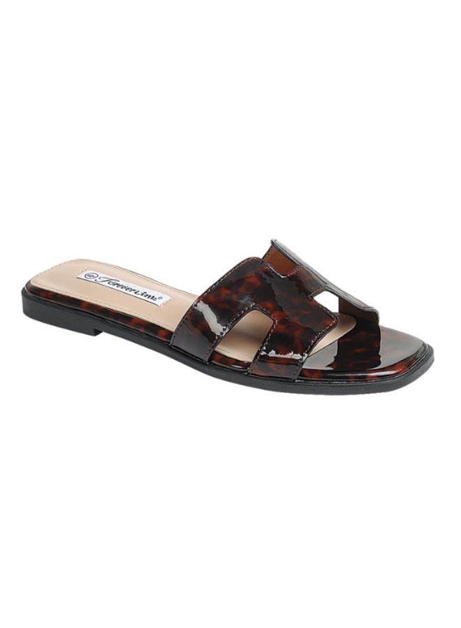Main-13 Flat Sandal - Tortoise