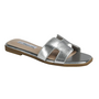 Main-13 Flat Sandal - Silver