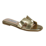 Main-13 Flat Sandal - Gold