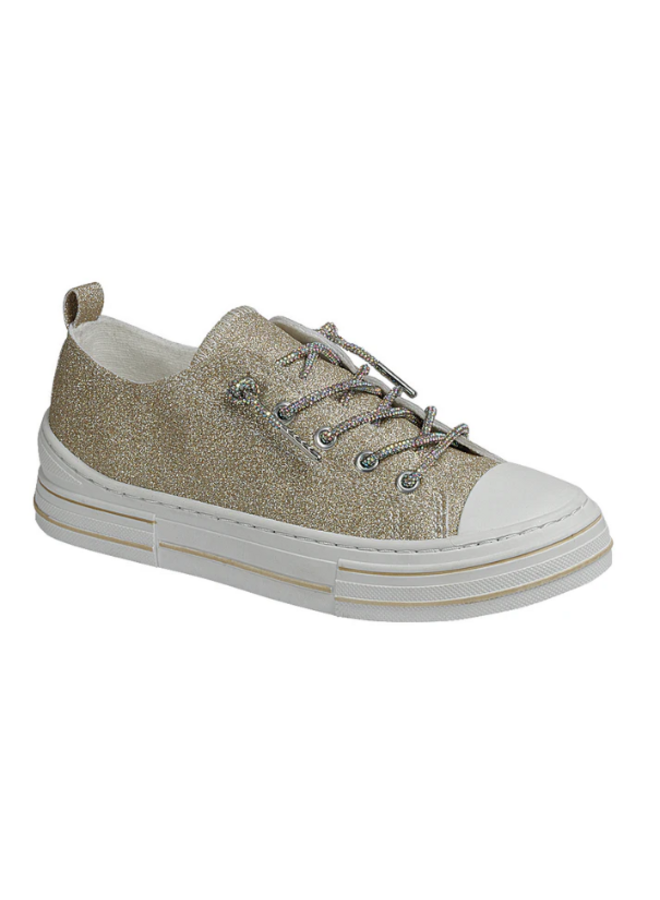Candy-20 Dressy Sneakers - Glitter Champagne