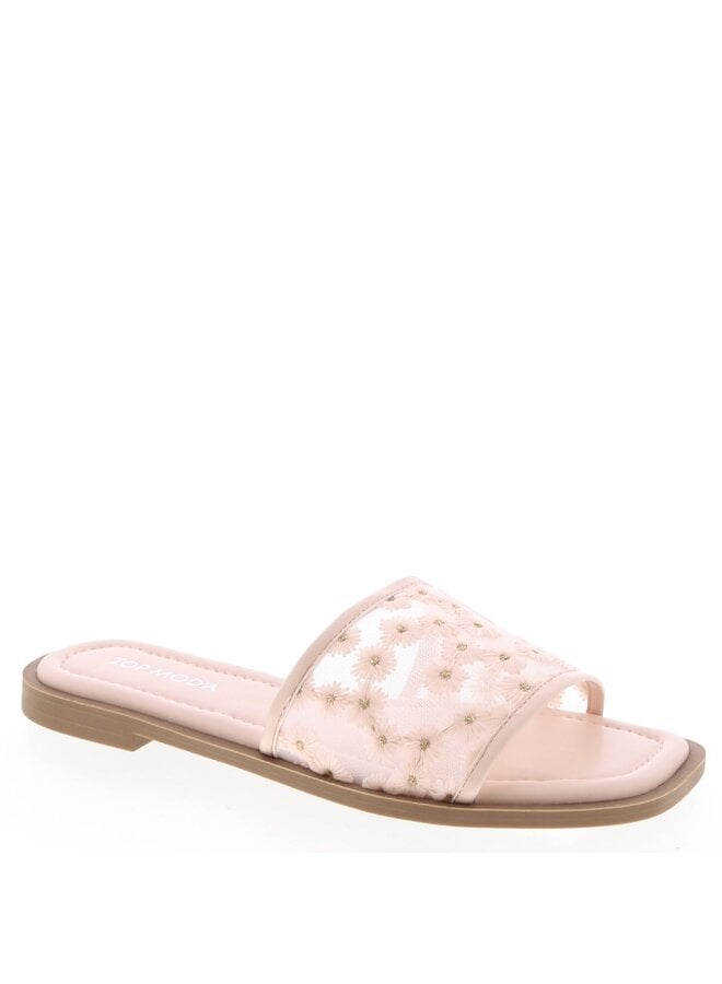 Zita-1 Flay Sandal - Nude
