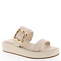 Raya-68 Comfy Sandal - Ivory Pu