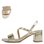Kelila Casual Heels - Gold Metallic