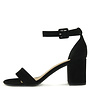 Cake Casual Heels - Black Pu