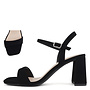 Nancy Casual Heels - Black Nubuck