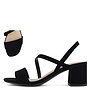 Kelila Casual Heels - Black Nubuck