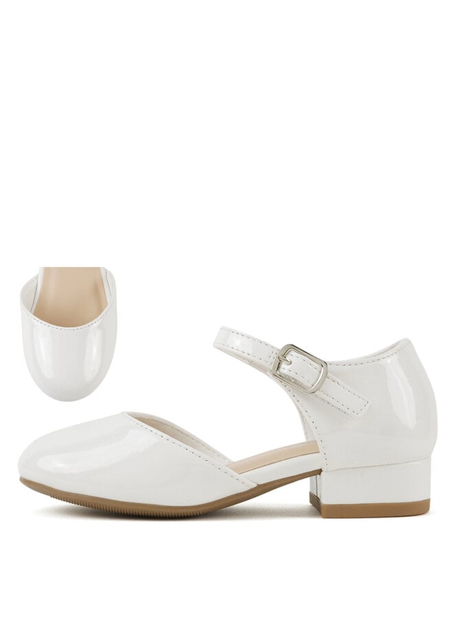 Mio Baby Heels - White Patent