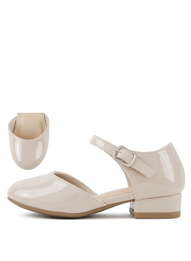 Mio Baby Heels - Beige Patent