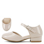 Mio Baby Heels - Beige Patent