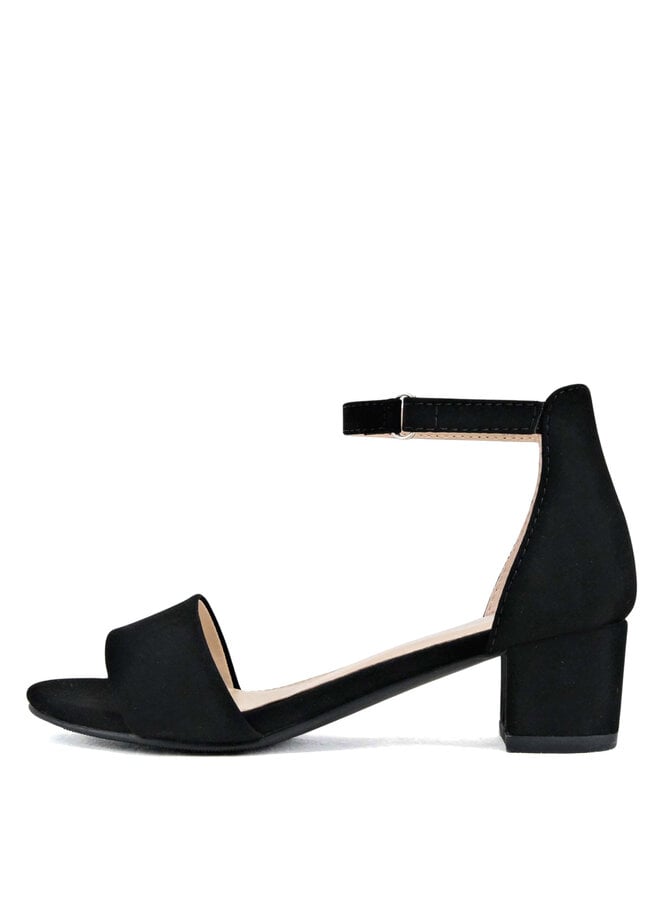 Kick Kids Heels - Black Nubuck
